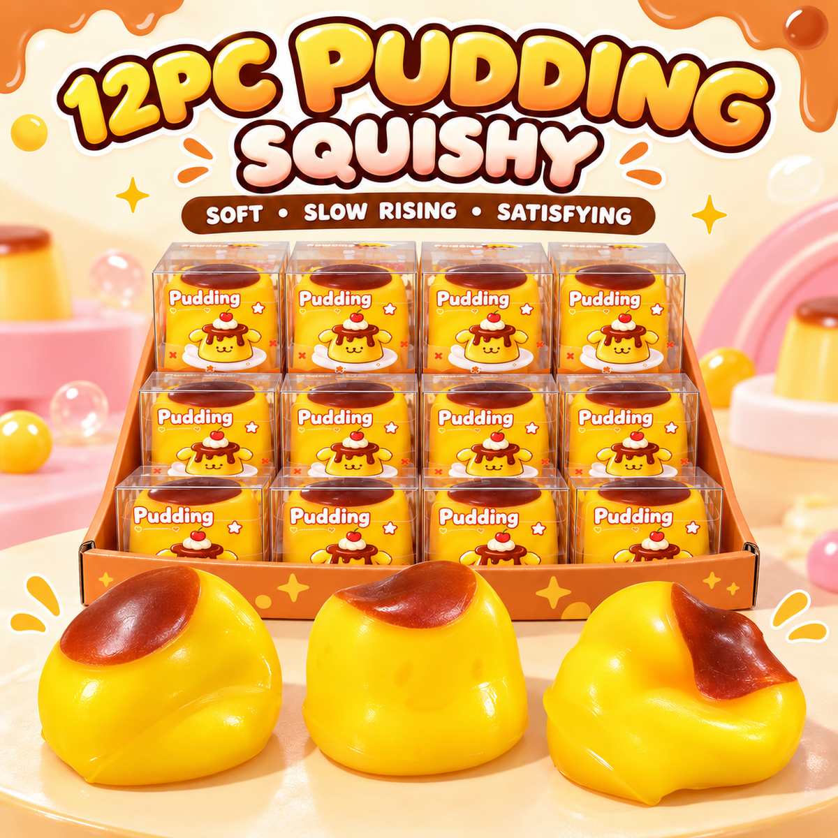 12PC CARAMEL PUDDING CARAMEL PUDDING BALL