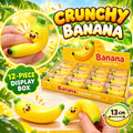 Crunchy banana squishy 13 cm 12-piece wholesale display box