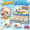 12-piece lying puppy crunchy squishy display box by Auntie Wholesale