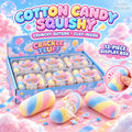 Cotton candy crunchy squishy 12-piece wholesale display box